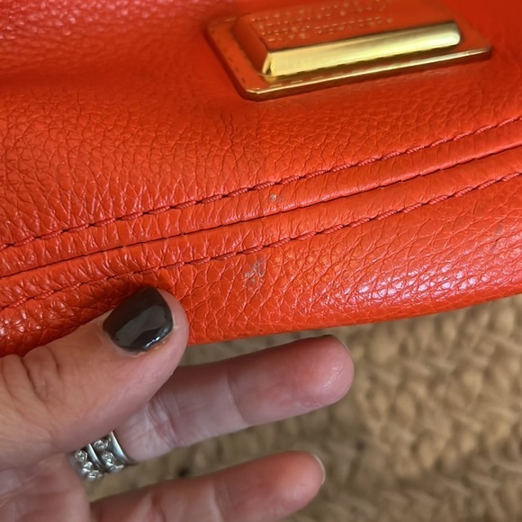 RETIRED Marc By Marc Jacobs BOLD CORAL Hobo Workwear Purse / Crossbody Bag